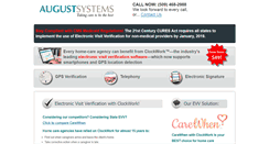 Desktop Screenshot of electronic-visit-verification.com